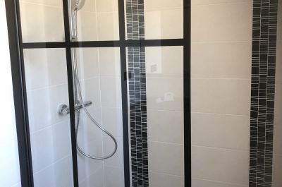 Paroi de douche type verrière